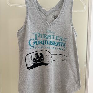 Disney Gray Pirates Graphic Tee